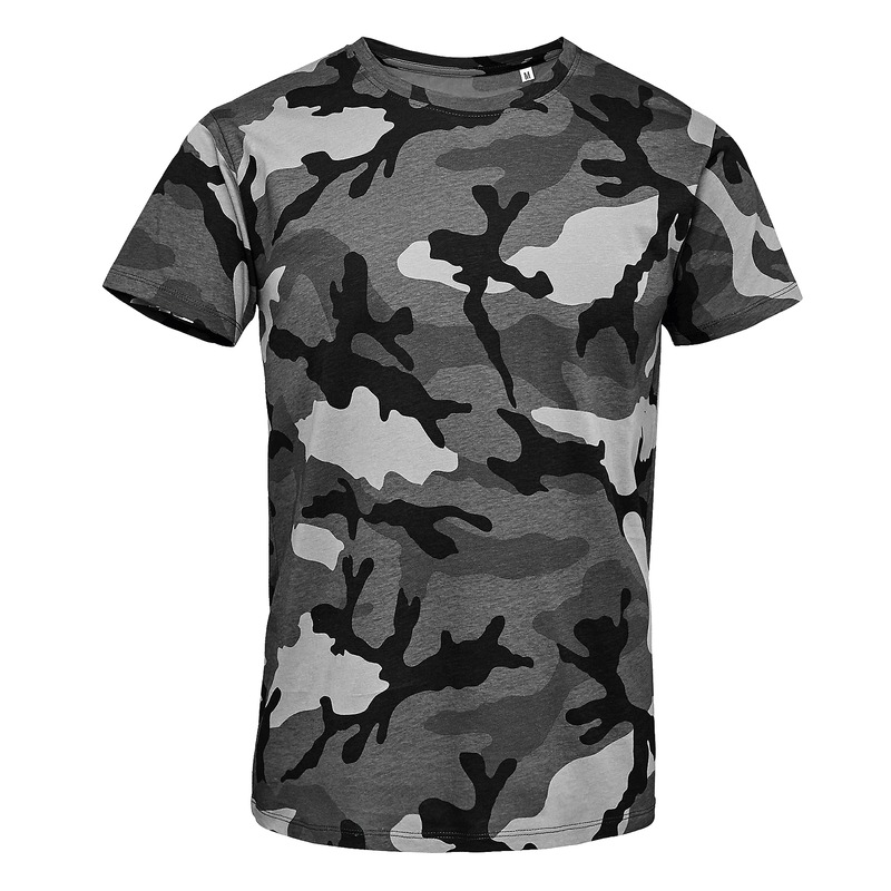 Buy SOLS Mens Camo Short Sleeve TShirt MyDeal