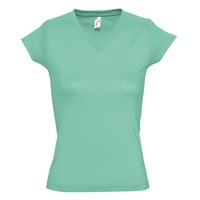SOLs Womens/Ladies Moon V Neck Short Sleeve T-Shirt