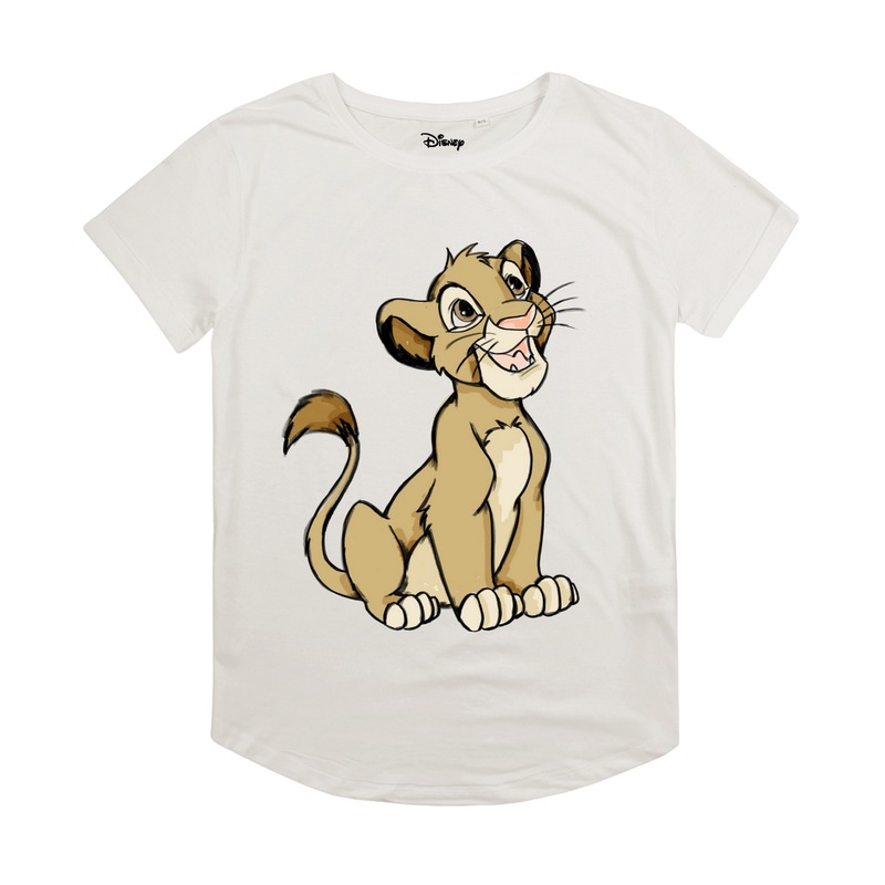 Buy The Lion King Womens/Ladies Simba Smiles Sketch T-Shirt - MyDeal