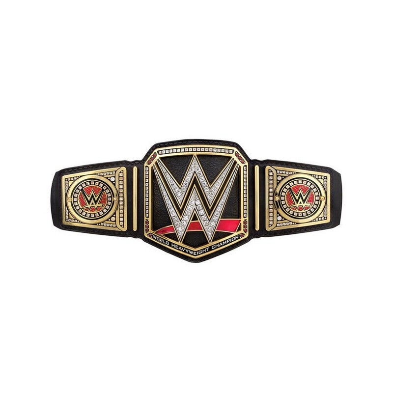 Buy WWE World Heavyweight Champions Belt Shaped Cushion - MyDeal