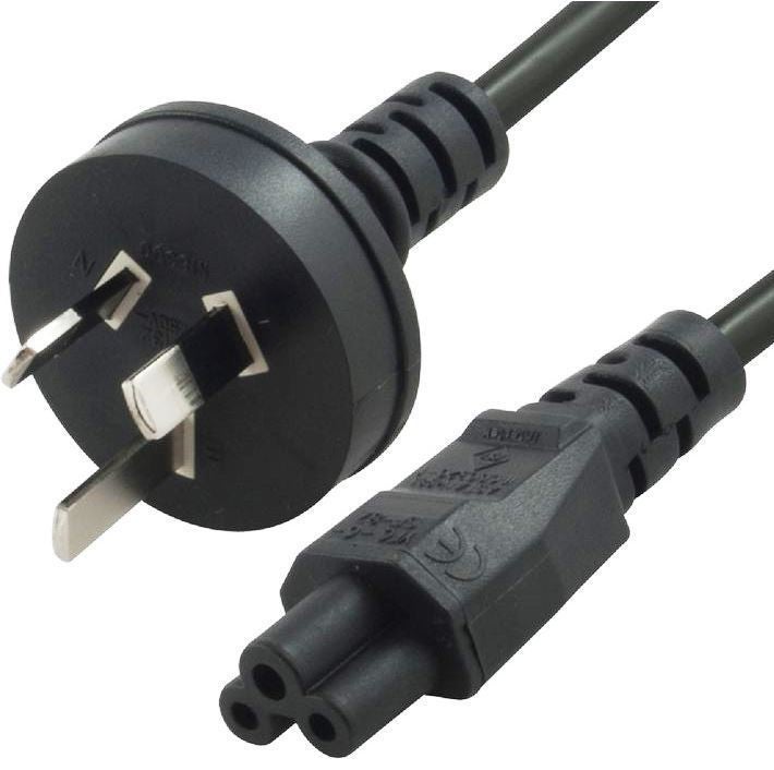 Astrotek AU Power Lead Cord Cable 1.8m/2m - 3-Pin to Cloverleaf Plug rc-3084 320-C5 Mickey Type 240V 7.5A for Notebook AC Adapter ~CB8W-RC-3078C5-OEM AT-IECM-18M