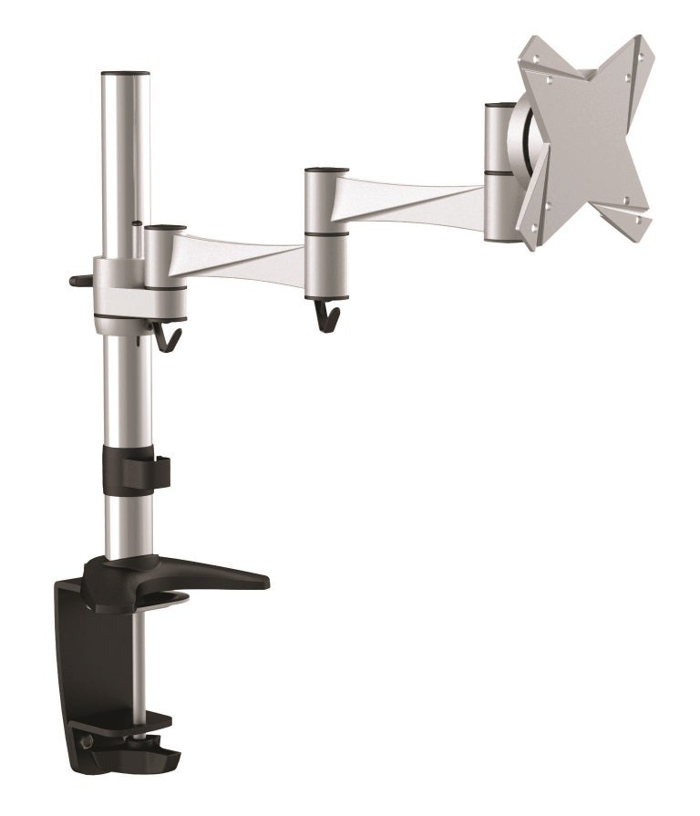 Astrotek Monitor Arm Desk Mount Height Adjustable Stand for Single LCD Display 23.8" 24" 27" 8kg 30 Tilt 180 Swivel 360 Pivot VESA 75x75 100x100 AT-LCDMOUNT-1S