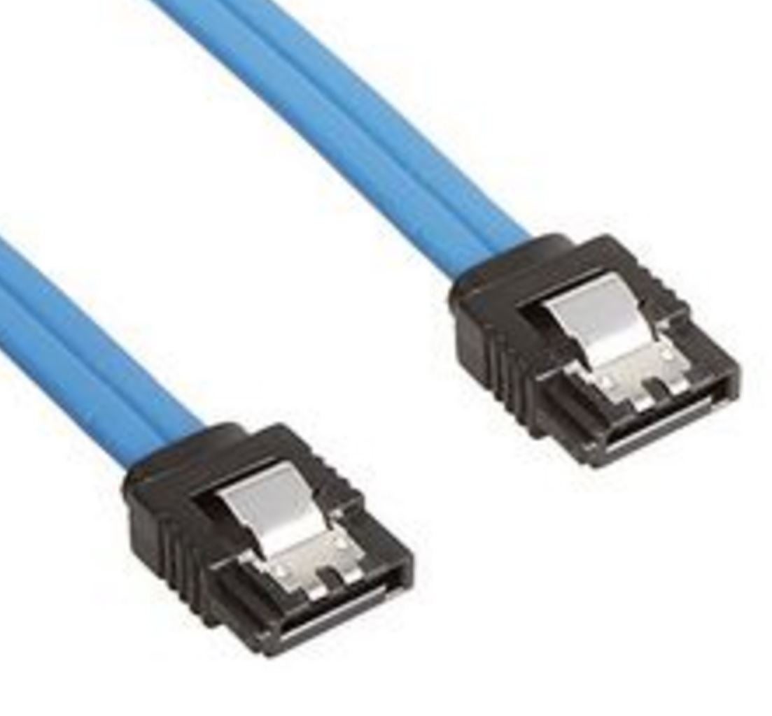 Astrotek SATA 3.0 Data Cable Male to Male Straight 180 to 180 Degree with Metal Lock 26AWG Blue ~CB8W-FC-5080 AT-SATA3-180D