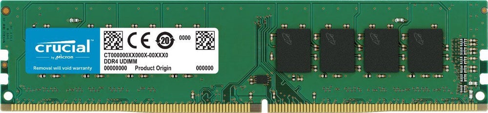 Crucial 16GB (1x16GB) DDR4 UDIMM 2400MHz CL17 Single Stick Desktop PC Memory RAM CT16G4DFD824A