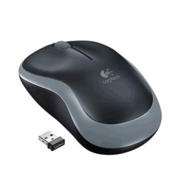 Logitech M185 Wireless Mouse Nano Receiver Grey 1year battery life
