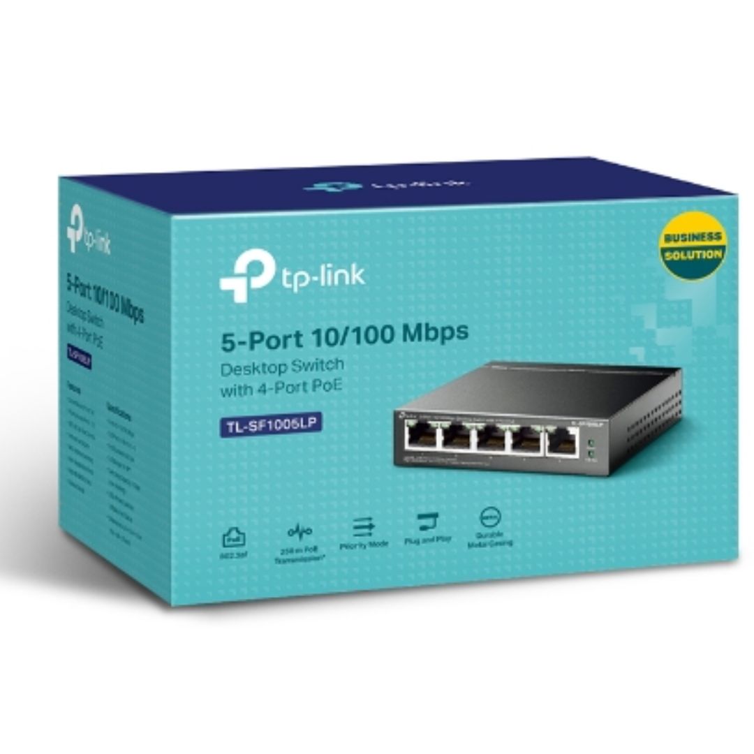 Buy TP-Link TL-SF1005LP 5-Port 10/100Mbps Desktop Switch with 4-Port ...