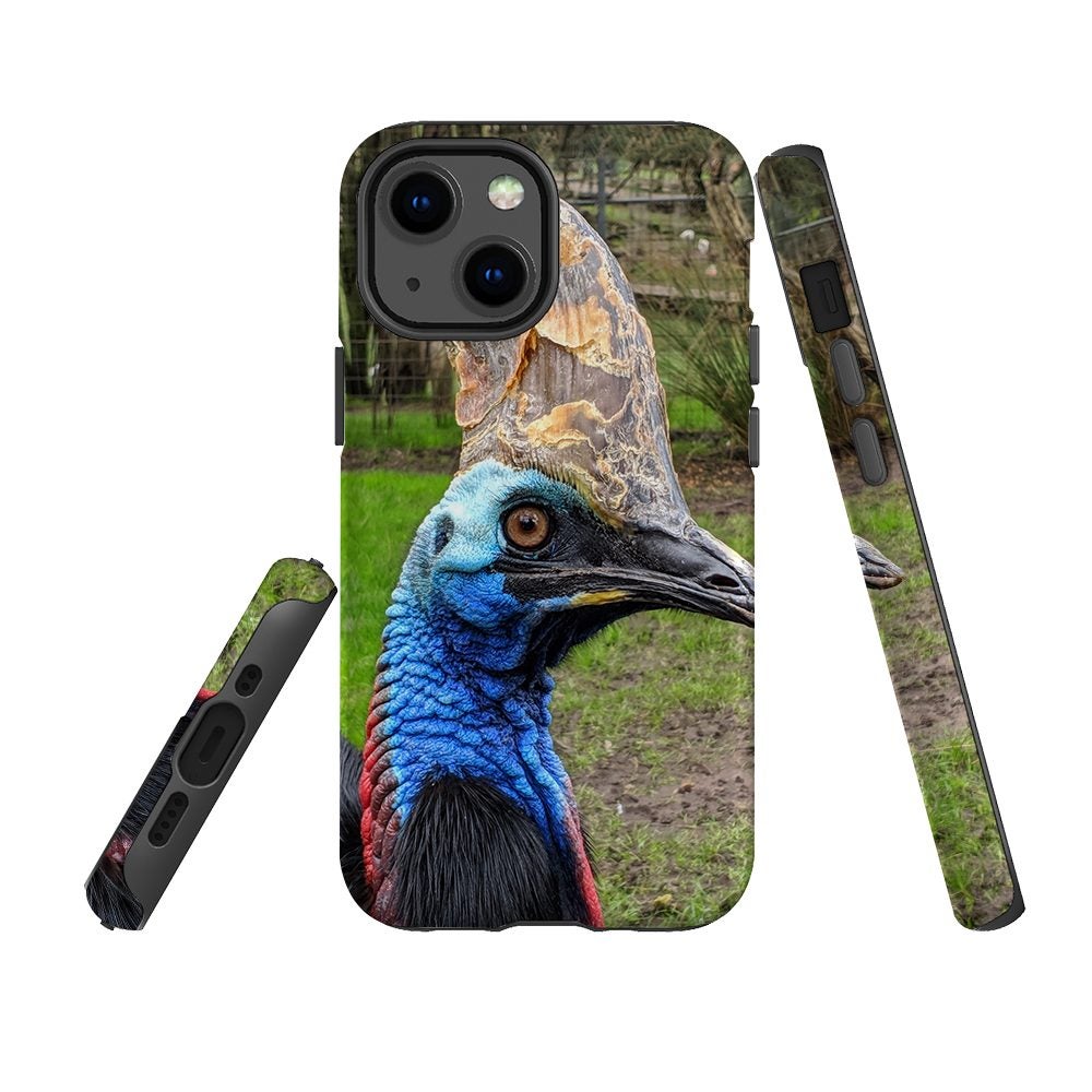For Apple iPhone 13 mini Case, Armour Back Cover, Cassowary