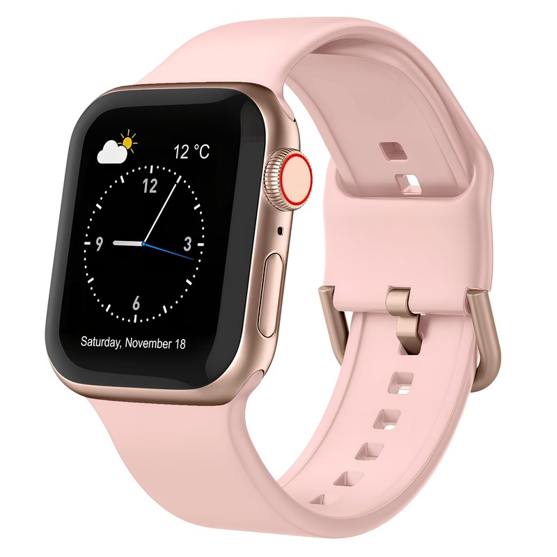 Buy For Apple Watch Series 1,42-mm Case,pin Buckle Silicone Watch Band 