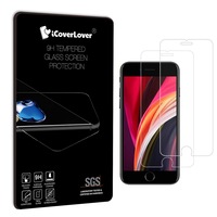 For iCoverLover [2-Pack] iPhone SE (2020) Tempered Glass Screen Protector