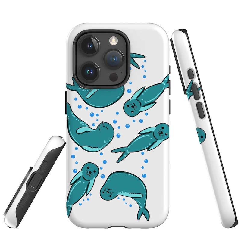 Buy For iPhone 15 Pro Case, Shielding Cover, Baby Seals - MyDeal