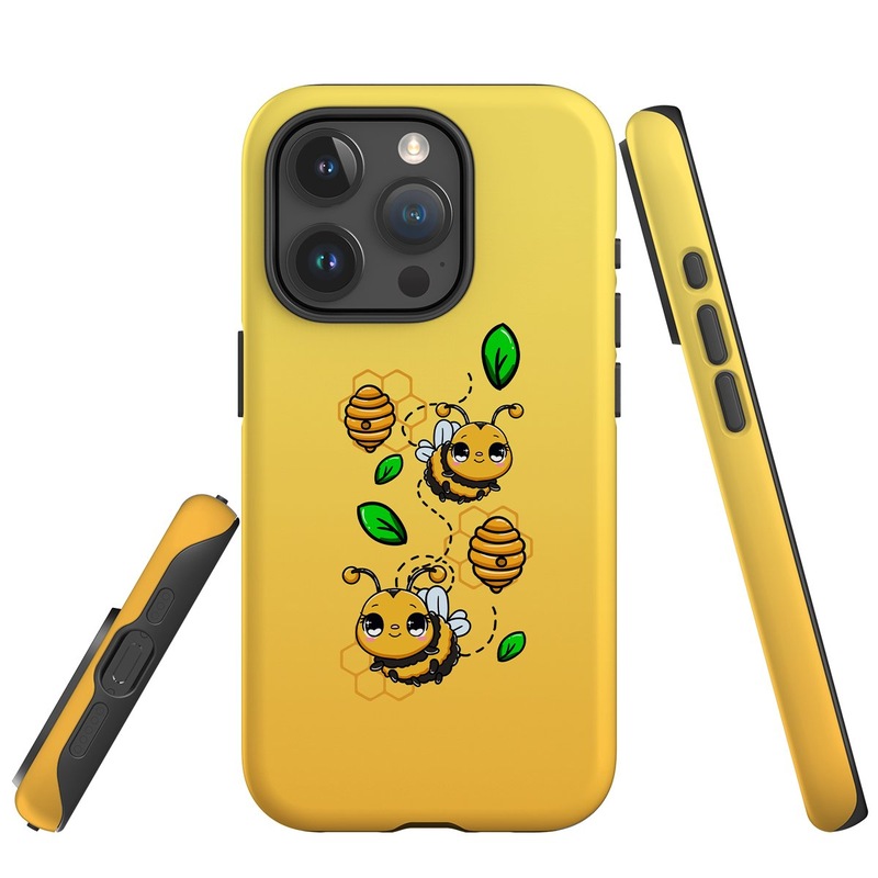 Buy For Iphone 15 Pro Case Shielding Cover Honey Bees Mydeal 8121