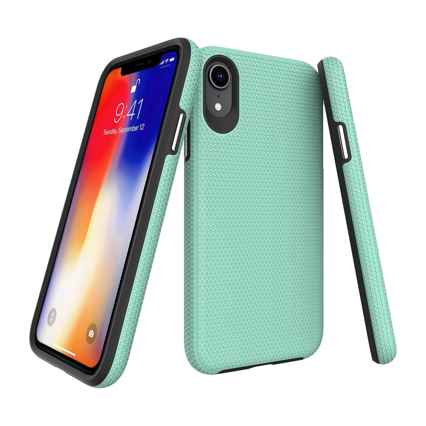 For iPhone XR Case, Armor Mint Shockproof Protective Durable Slim Phone Cover