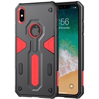 For iPhone XS Max Tough Defender II Case Red Shockproof TPU & PC Armour Cover
