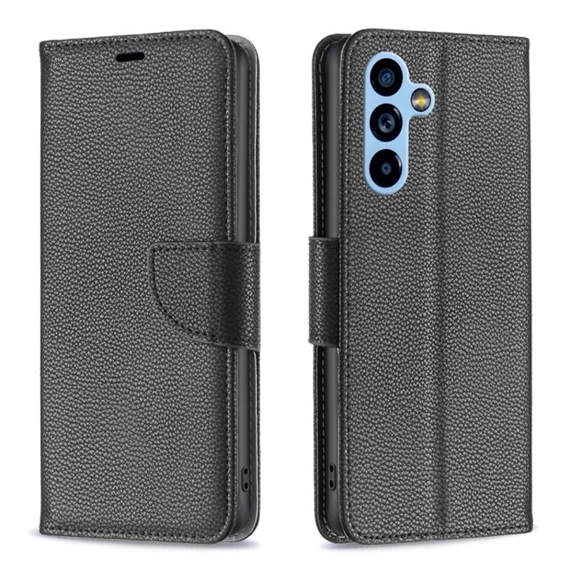 Buy For Samsung Galaxy A54 5g Case Lychee Texture Pu Leather Black Mydeal 4042