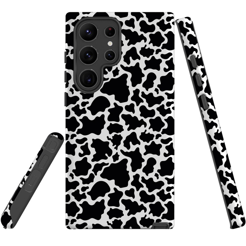 Buy For Samsung Galaxy S23 Ultra Case Shielding Cover, Cow Pattern - MyDeal