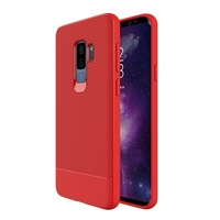 For Samsung Galaxy S9+ Plus Armour Case Snap Red Armor Shock Proof Slim Cover