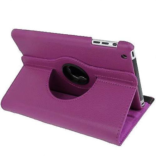 For iPad mini 1 / 2 / 3 Case, Durable High-Quality Leather Cover,Purple
