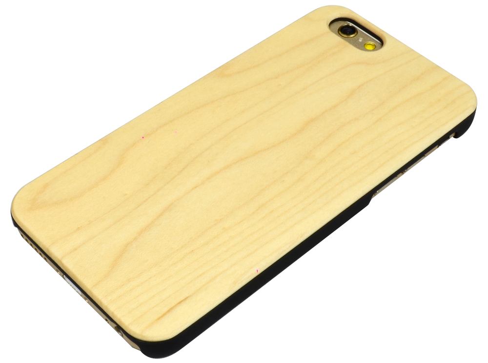 For iPhone 6S,6 Case,Elegant High-Quality Maple Smooth Wooden Protective Cover