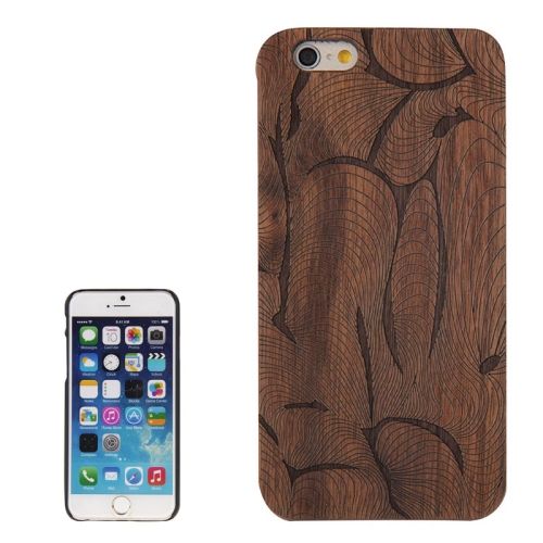 For iPhone 6S,6 Case,Modern Windy Walnut High-Quality Wood Shielding Cover