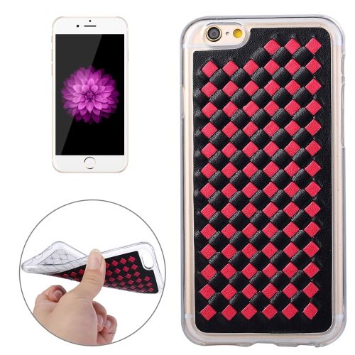 For iPhone 6S,6 Case,Stylish Durable Knit Pattern Protective Cover,Magenta