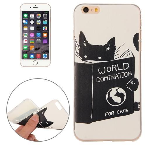 For iPhone 6S PLUS,6 PLUS Case,Cats World Domination Durable Protective Cover