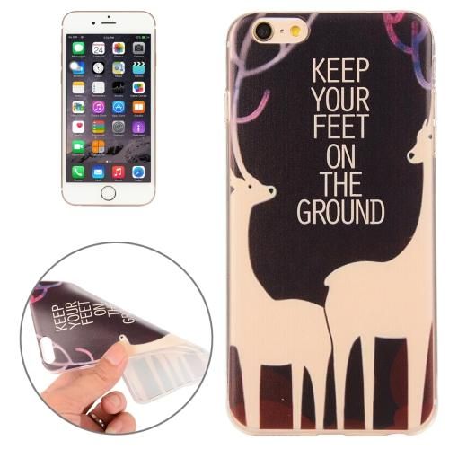 For iPhone 6S PLUS,6 PLUS Case,Elegant Sika Deer Durable Protective Cover