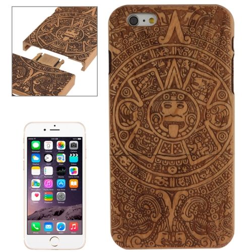 For iPhone 6S PLUS,6 PLUS Case,Maya Cherry Wood Durable Shielding Cover