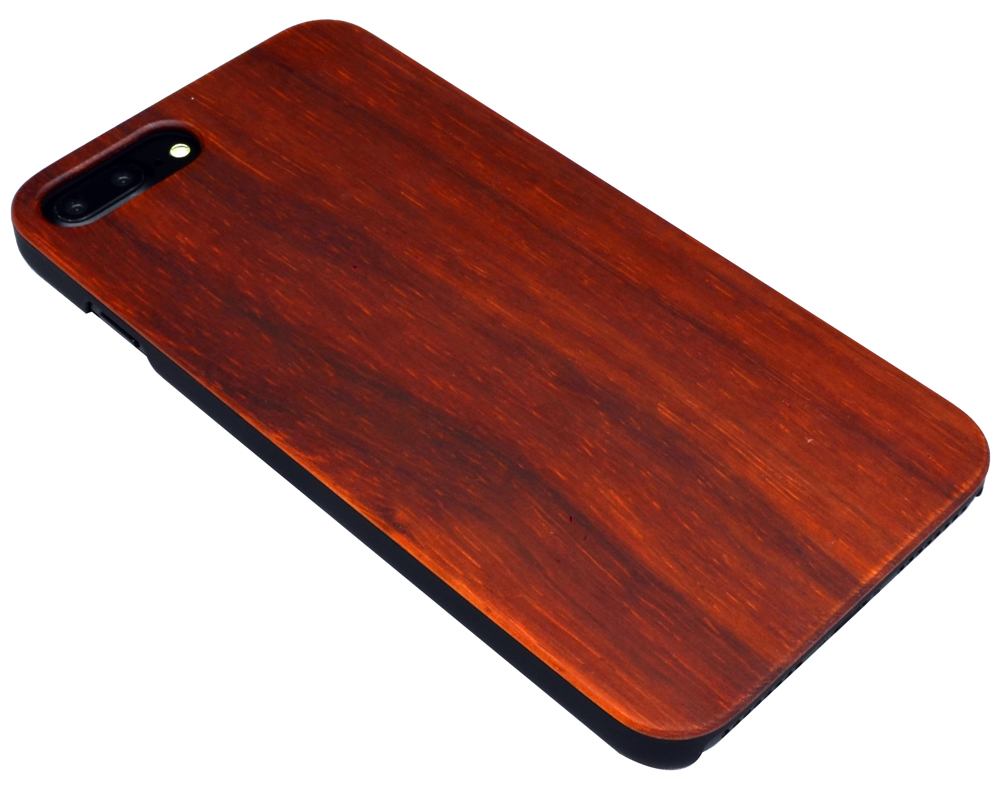 For iPhone 8 PLUS,7 PLUS Case,Rosewood Smooth Elegant Durable Protective Cover