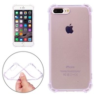 For iPhone 8 PLUS,7 PLUS Case,Shockproof Grippy Durable Transparent Cover,Purple