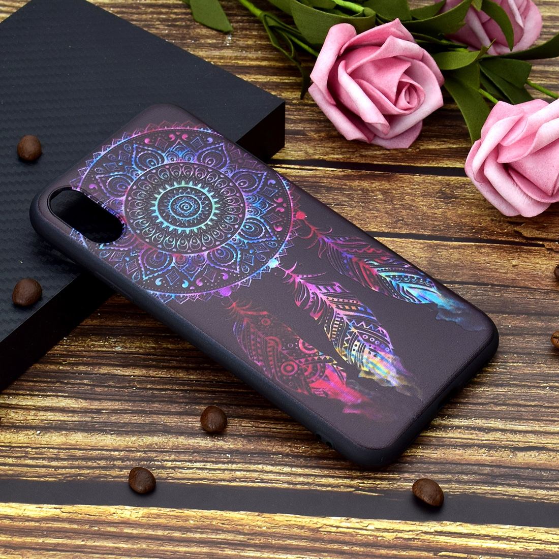 For iPhone XS Max Cover,Soft Thin Protective Back Shell Phone Case,Dreamcatcher