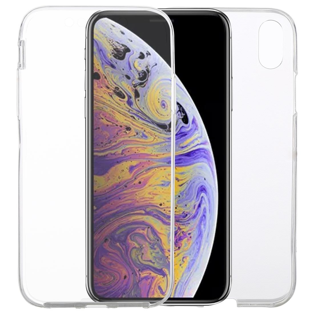 For iPhone XS Max Cover,Ultra-thin Double-sided Thin Mobile Case,Transparent