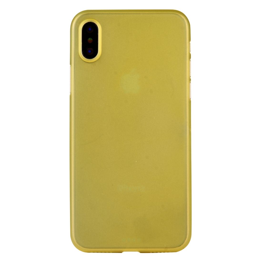 For iPhone XS,X Back Case,Wear-resistant High-Quality Protective Cover,Yellow