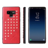 For Samsung Galaxy Note 9 Case,Modish Leather Mobile Phone Fashionable Cover,Red