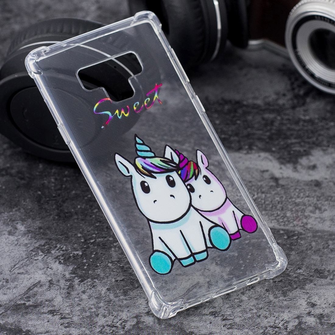 For Samsung Galaxy Note 9 Case,Ultra Thin TPU Back Phone Cover,Sweet Unicorns