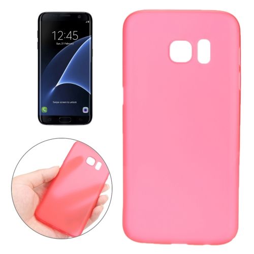 For Samsung Galaxy S7 EDGE Case,Ultra-thin Translucent Protective Cover,Red