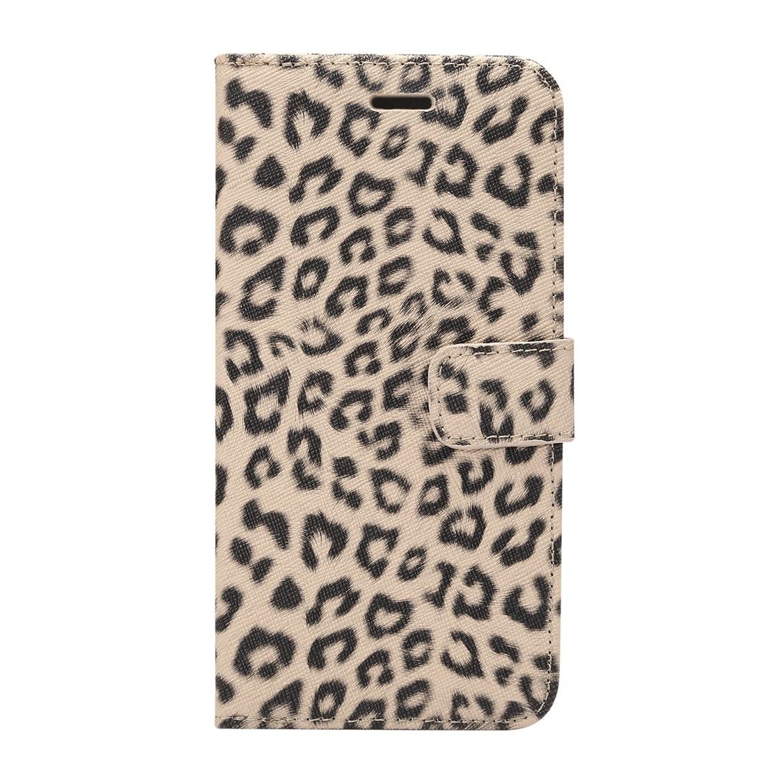 For Samsung Galaxy S9 PLUS Wallet Case, Leopard Pattern Leather Cover,Brown