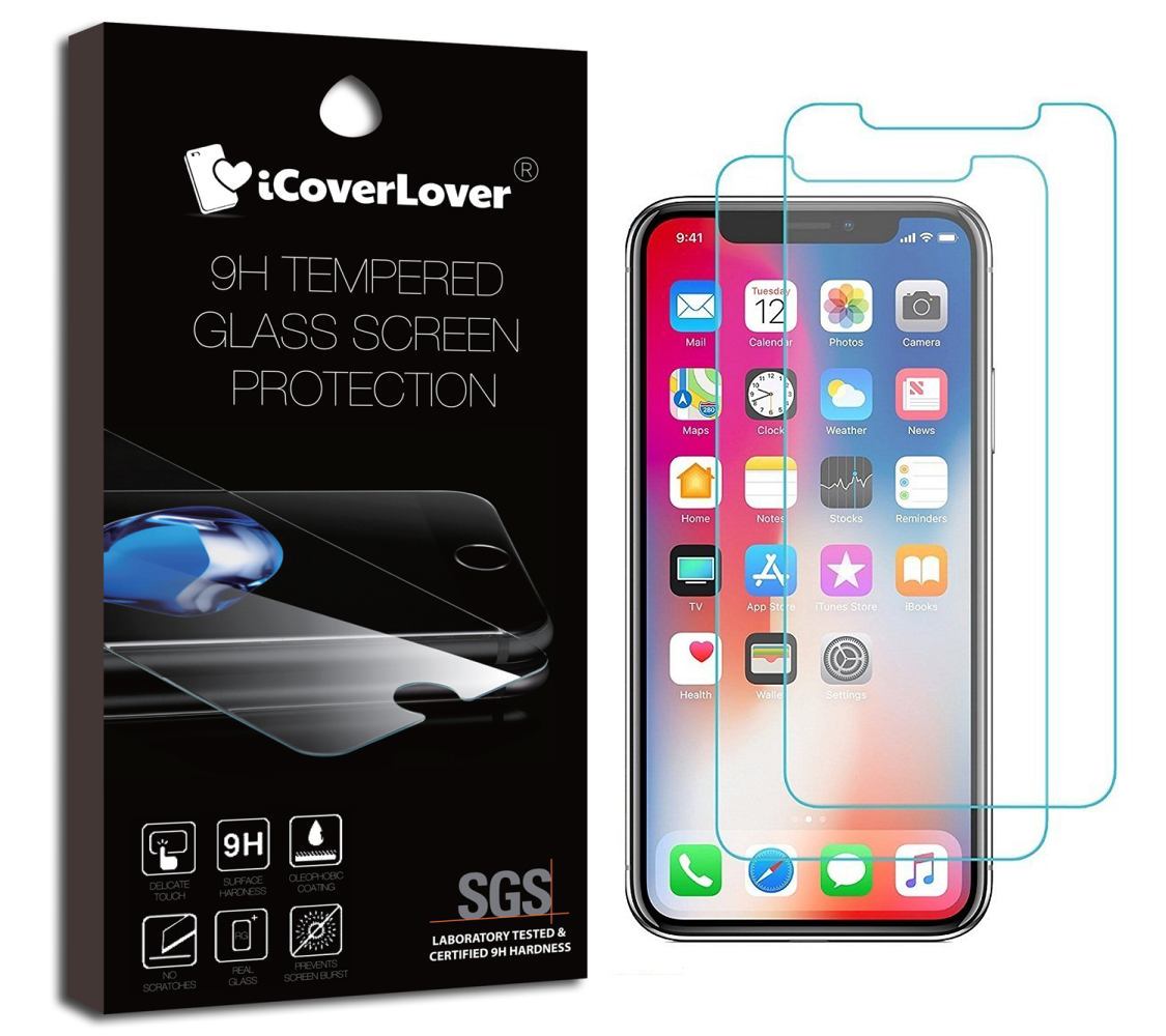Transparent 2-Pack For iPhone 11 Pro MAX,XS MAX Tempered Glass Screen Protector
