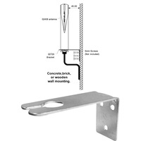 BENELEC 2729 Wall Mounting Bracket Polished Stainless Steel 16mm hole