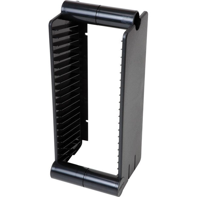 FISCHER PLASTIC 1A054BK 20 Unit CD Rack / Stand Designed To Fit Into Audio Cabinets