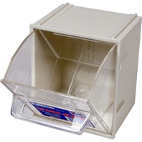 FISCHER PLASTIC 1H040 Small Visi Pak Storage Drawer With Clips - Made From G.P.,