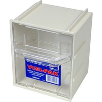 FISCHER PLASTIC 1H041 Medium Visi Pak Storage Drawer With Clips - Made From G.P.,