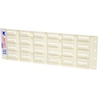 FISCHER PLASTIC 1H082 Small Modular Louvre Panel High Strength a.B.S. Plastic Small Sturdy Plastic