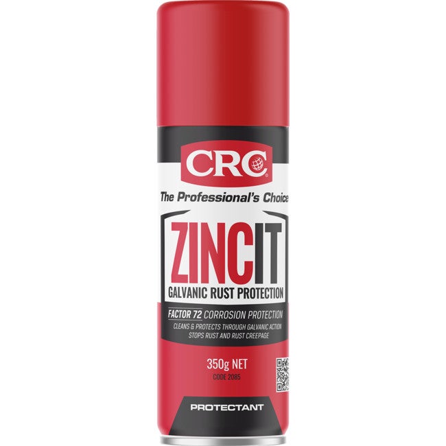CRC 2085 350G Zinc-It Metal Corrosion Protection Metallic Zinc Coating Is Universally