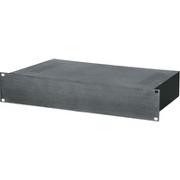 2UBLK 19" Rack Mount Case 2Ru 2U PCB Board Steel Rack Case 1.5Mm Aluminium Front and Rear Panels