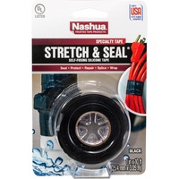 NASHUA 386SSB 3M Stretch & Seal Silicon Tape Amalgamating Repair Tape Black Colour: Black 3M
