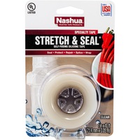 NASHUA 386SSC 3M Stretch and Seal Silicon Tape Amalgamating Repair Tape Clear Colour: Clear 3M