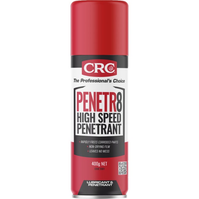 CRC 5501 400G Penetr8 Rust Remover and High Speed Penetrant - Convenient 360&Deg; Spray