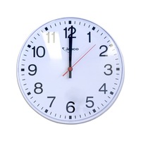 JADCO 6200CLK 300Mm (12") Wall Clock White 15Mt View - Diameter: 300Mm 300MM (12") WALL