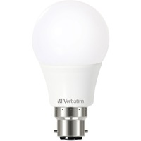 VERBATIM 66282 B22 Classic a 8.5W 820Lm 3000K Warm White LED Non Dim 65099 Frosted Dome B22