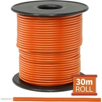 DOSS 7-.25OR-30M 30M Orange Hookup Wire/Cable Sold As a Roll of 30M Tinned Copper Wire 30M ORANGE